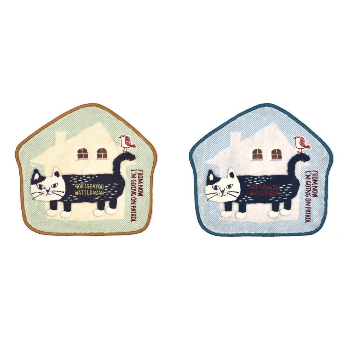 25-8067 クスグルアクセントマット マチルダさんチェアマット