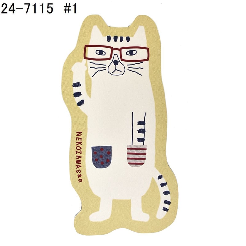 24-7115 吸水足ふきマット ネコザワさん | KUSUGURU STORE