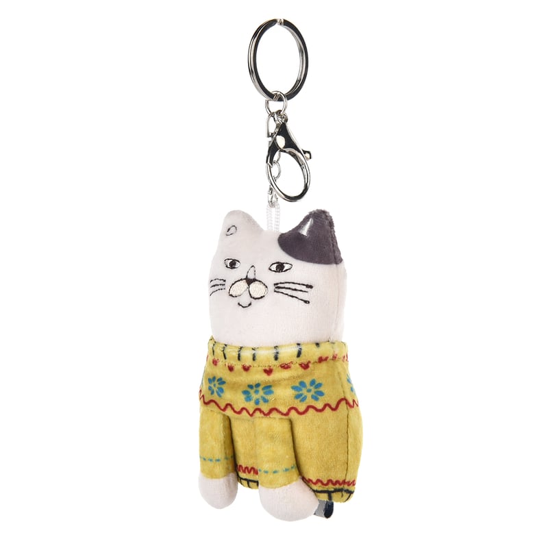 24-7112 パフモチ マスコットキーホルダー ねこぜがわさん | KUSUGURU