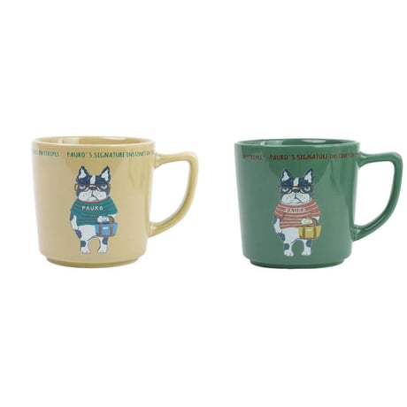26-9156　ぽってりマグカップ　パウロ柄