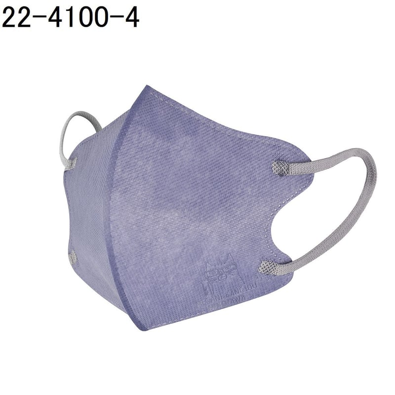 22-4100 エンボス加工不織布立体マスク ネコまるけ柄 | KUSUGURU STORE