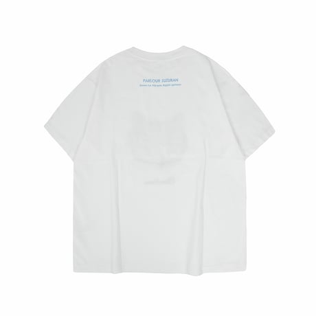 26-9134　パーラーすずらん堂　接触冷感オフホワイト・Tシャツ　ちまきさん柄