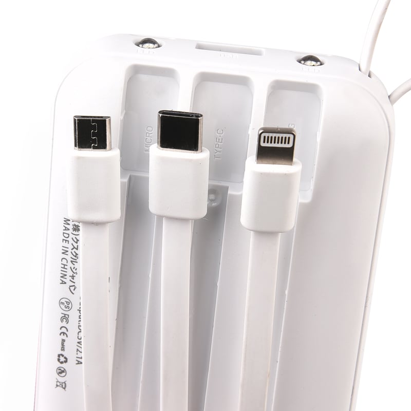 25-8104 モバイルバッテリー アニマルモード柄 10000mah