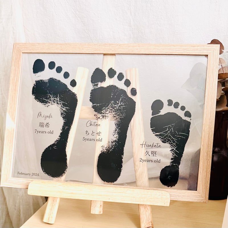 クリアポスターA4サイズ/A5サイズ | 手形足形アートnijiiro