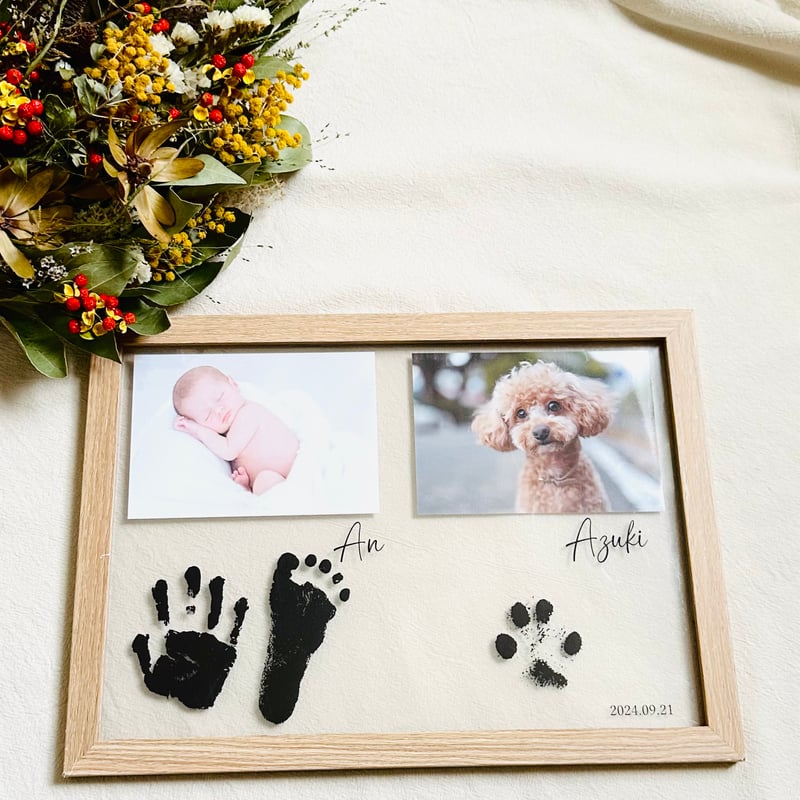 クリアポスターA4サイズ/A5サイズ | 手形足形アートnijiiro