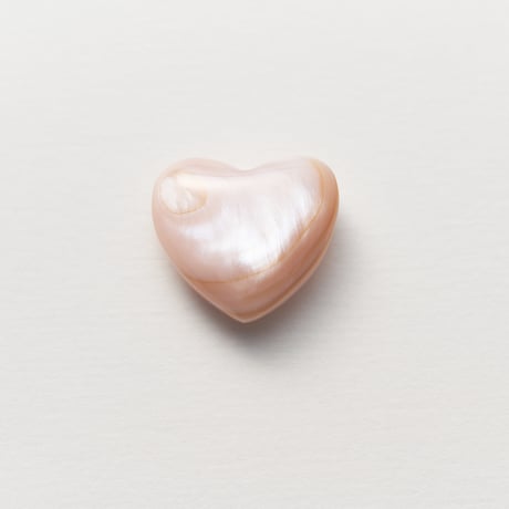 Heart Button  / Pink shell