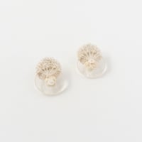 Crochet x  Water Drop 2H Glass   Earrings & Pins