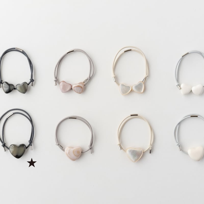 Heart Button Bracelet / Horn M x 1 | s u m i e