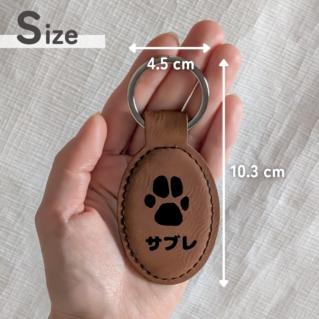 愛犬グッズをオーダーメイド】写真・肉球🐾・名入れ刻印｜上質レザーの