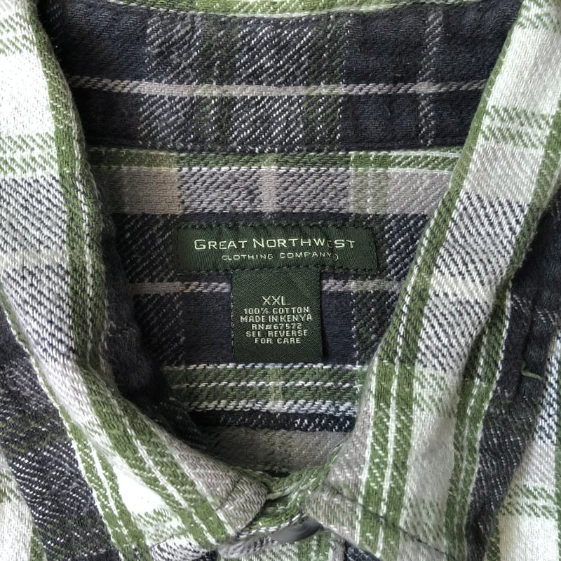 GREAT NORTHWEST（90〜00'S）/ HEAVY FLANNEL SHIRT |