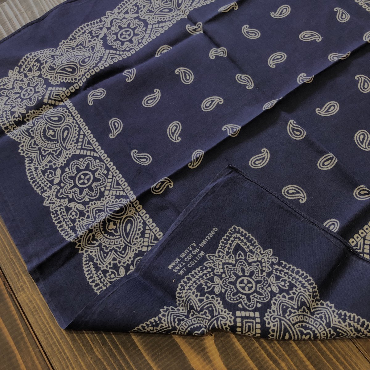 【 Akira Maeta】㉔60s USA製 バンダナ PARIS クッ PARIS ACCESSORIES（70'S）/ BANDANA | and INDEPENDENT
