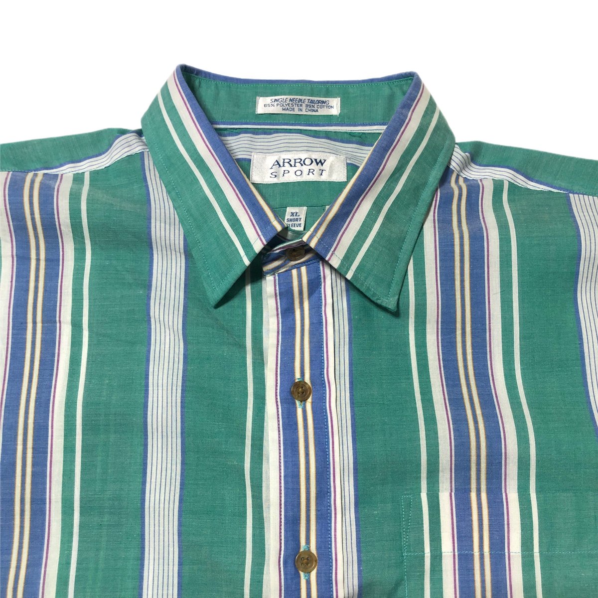 ARROW SPORT(90'S)/ STRIPED S/S SHIRT | and INDE ARROW SPORT(90'S)/ STRIPED S/S SHIRT | and INDE
