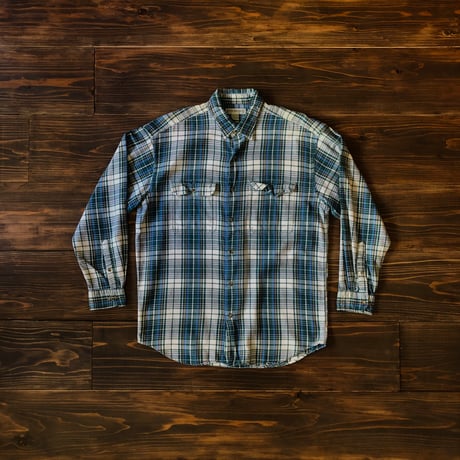 レア ヴィンテージ 未使用品 banana republic HAWAII BANANA REPUBLIC Shirt Mens Large Blue White Palms Leaves