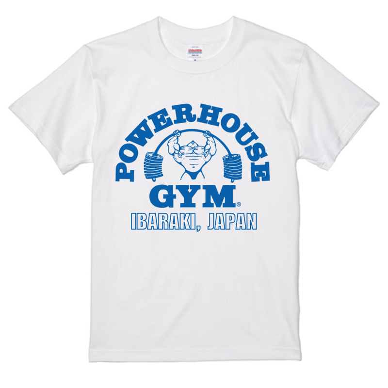 パワーハウスジムイバラキ オリジナルロゴTシャツ - ホワイト