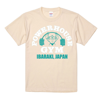 パワーハウスジムイバラキ オリジナルロゴTシャツ - ホワイト