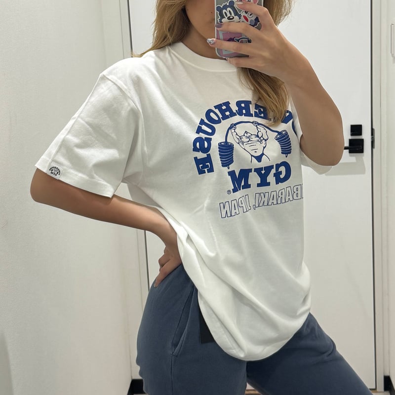 パワーハウスジム グレーTシャツ FREEDOM パワーハウスジム オリジナルBIGロゴT – Powerhouse Gym Japan