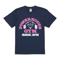パワーハウスジムイバラキ オリジナルロゴTシャツ ヘイジーレッド
