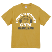 パワーハウスジムイバラキ オリジナルロゴTシャツ ヘイジーレッド