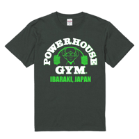 パワーハウスジムイバラキ オリジナルロゴTシャツ - ナチュラル