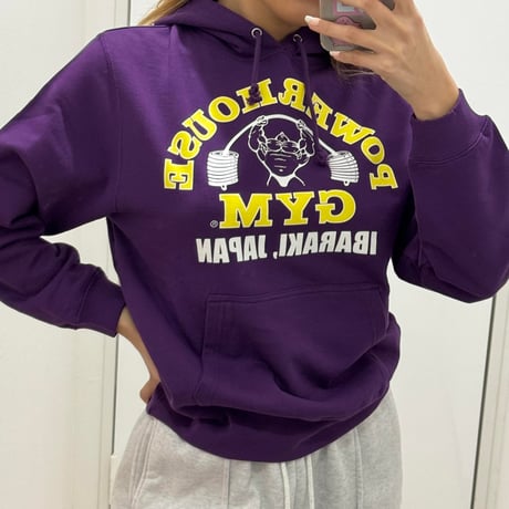 POWERHOUSE GYM IBARAKI, JAPAN オリジナルロゴパーカー パープル