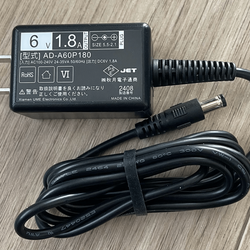 CR123A形状 ACアダプタ電源供給用 ダミーキット（6V用） | 隙間labo