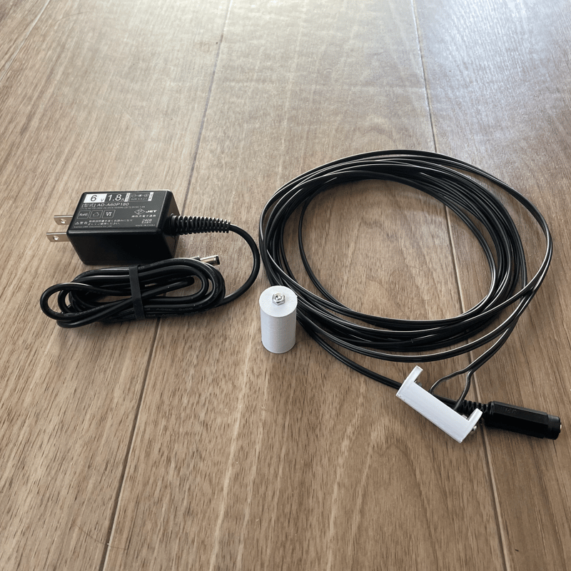 CR123A形状 ACアダプタ電源供給用 ダミーキット（6V用） | 隙間labo
