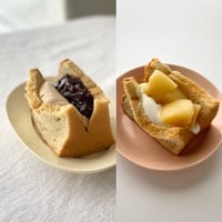 【8／30】シフォンサンドセット（もも/インジョルミ）　※ takeout