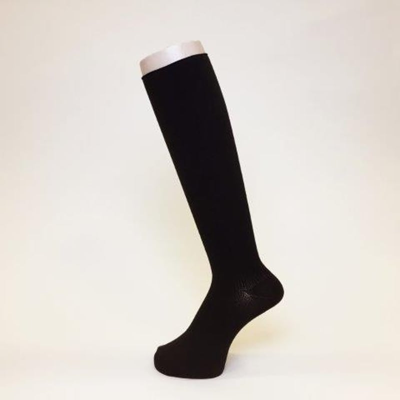 ボンボラン　ハイソックス　ブラックM ボンボラン段階圧縮ハイソックス黒2足組 お値下げ中！<新品未