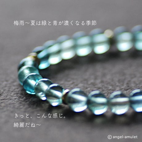 美しい水の粒ブレスレット・イヤリングset / angel-amulet