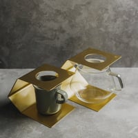 coffee drip stand/brass