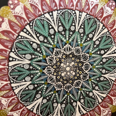 曼荼羅アート原画　【開華】