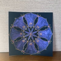 曼荼羅アート原画　【Amethyst　〜アメジスト〜】