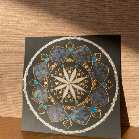 曼荼羅アート原画　【Opal　〜オパール〜】