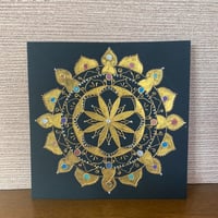 曼荼羅アート原画　【Colored Stones　〜カラーストーン〜】