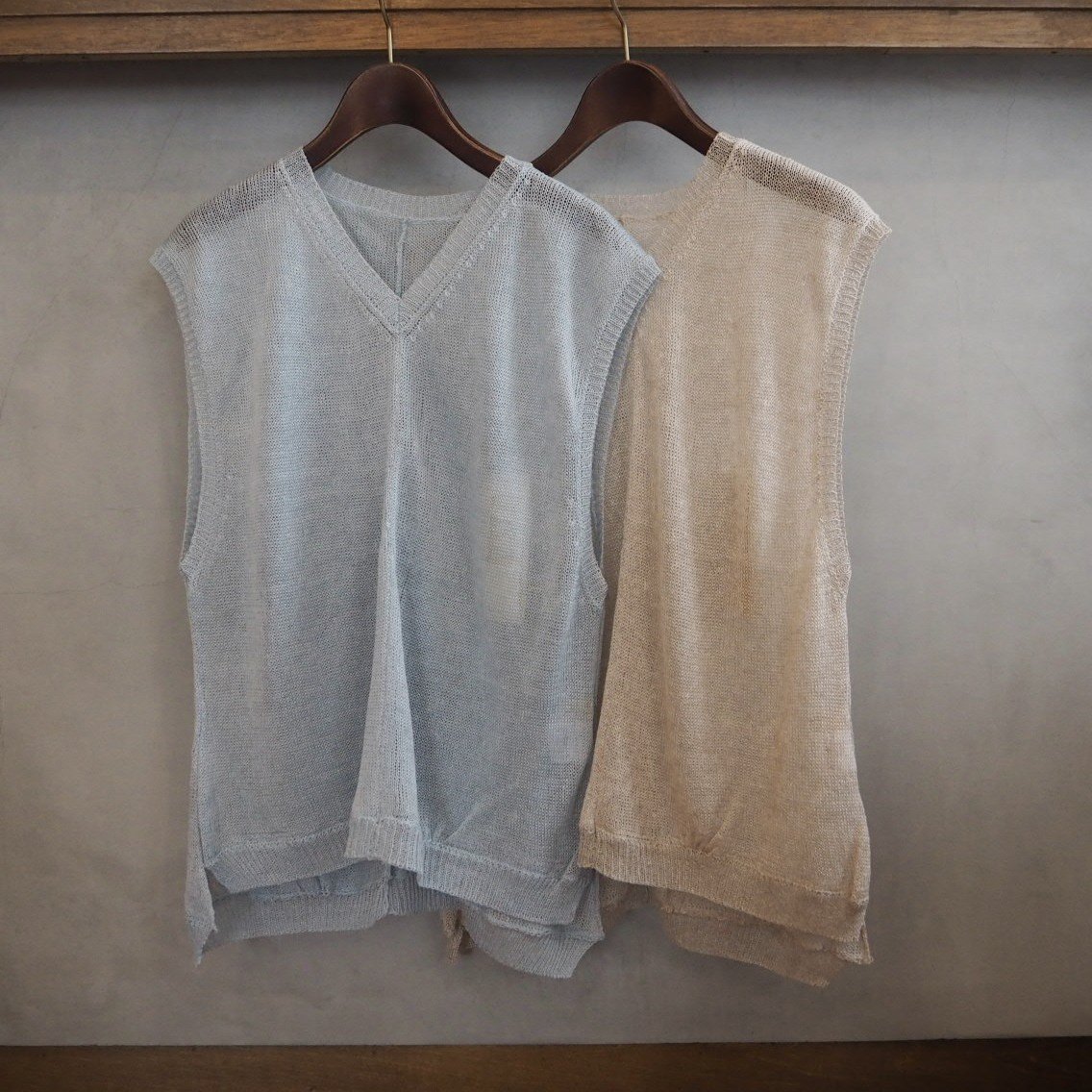suzuki takayuki knitted t-shirt リネン ニット knitted t-shirt | esseism