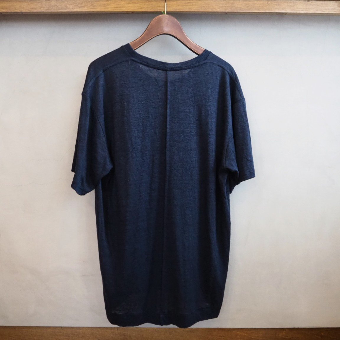 トップス suzuki takayuki knitted t-shirt blue suzuki takayuki knitted t-shirt（スズキタカユキ ニッティドT