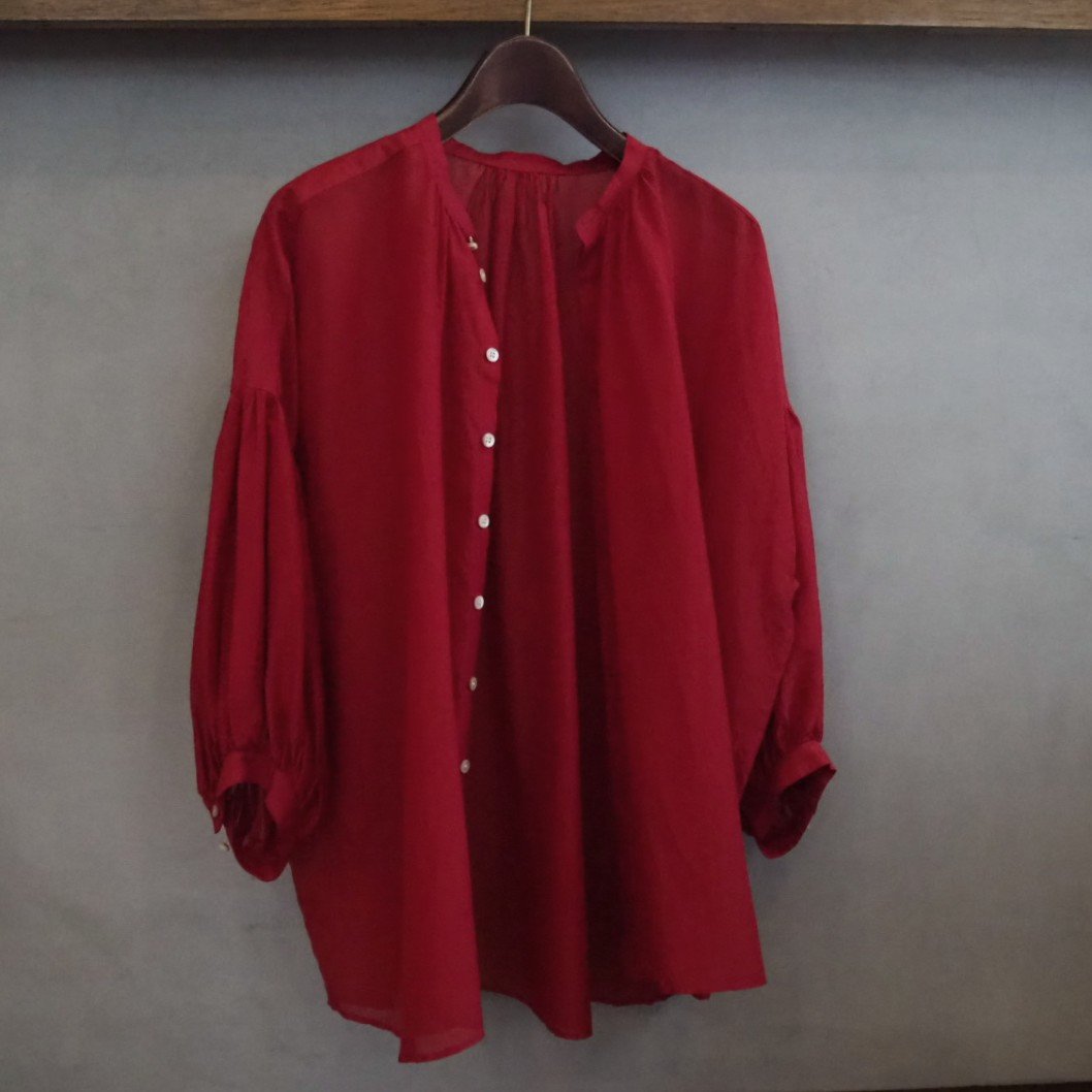 トップス puff-sleeve blouse suzuki takayuki suzuki takayuki puff-sleeve blouse - Pale Jute