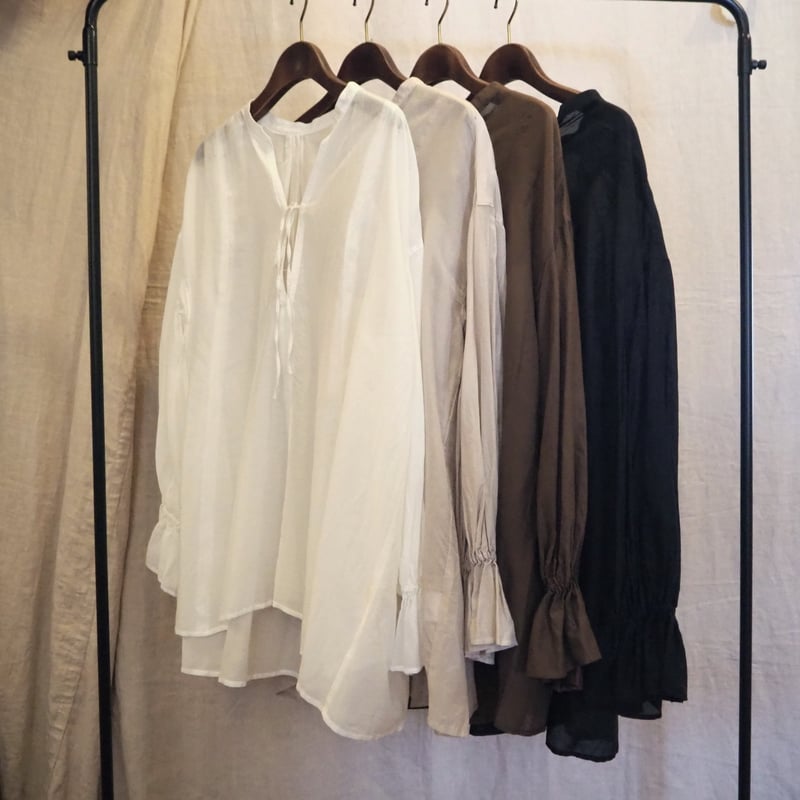 新品 suzuki takayuki over blouse Ⅱ コットンシルク suzuki takayuki