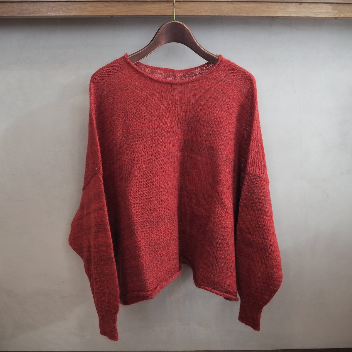 suzuki takayuki] fulling knitted cape (A261-25