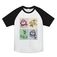 【モコ】のほほんハクション大魔王 ヘビーウェイトラグランＴシャツ