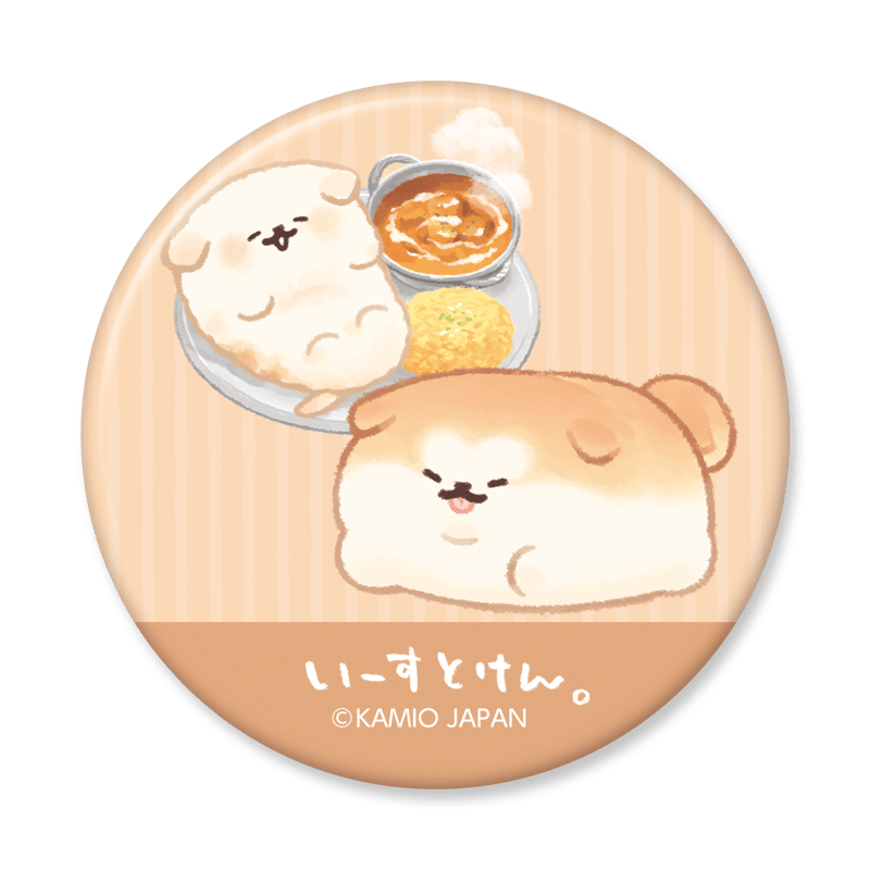 いーすとけん。缶バッジ：パリアナン＋あきたこめこ | FUNxFANショップ