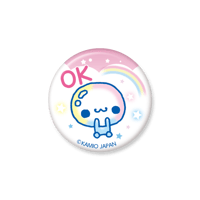 ぷくぷくあわわちゃん 75mm 缶バッジ：（OK）