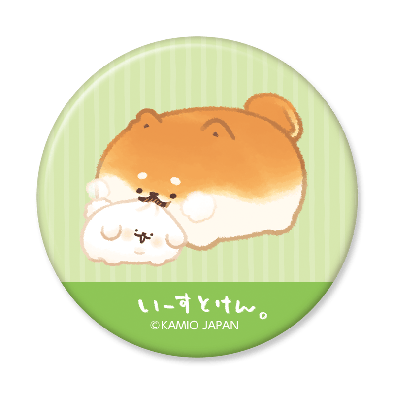 いーすとけん。缶バッジ：しばこっぺ・パオニーズ | FUNxFANショップ