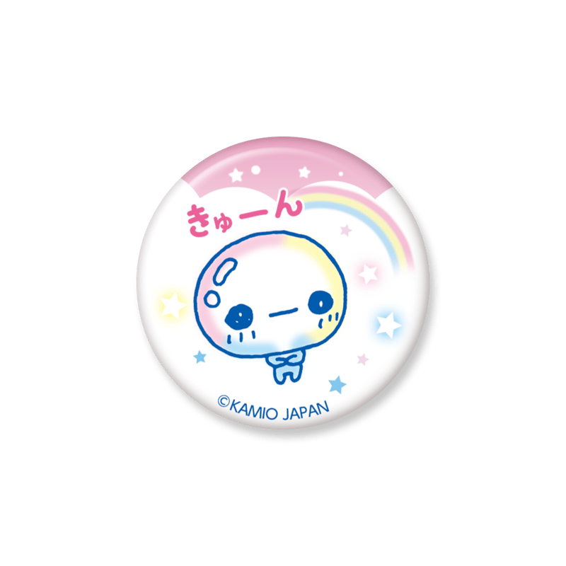 ぷくぷくあわわちゃん ぷくぷくあわわちゃん 75mm 缶バッジ：（きゅーん） | FUNxFAN