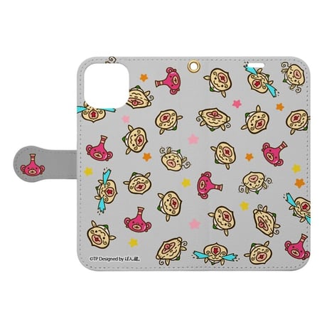 【ぽん蔵。】まいにちほのぼのハクション大魔王手帳型スマホケース