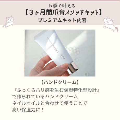 お家で叶える【３ヶ月間爪育メソッドキット　プレミアム】カンタン使い方動画プレゼント付