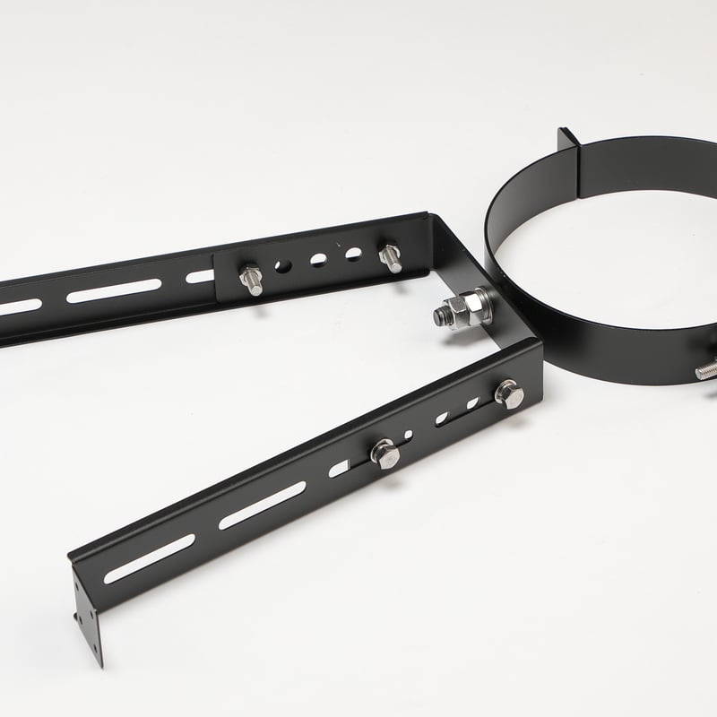 □壁面用□二重煙突用取付金具200 おまけ付き