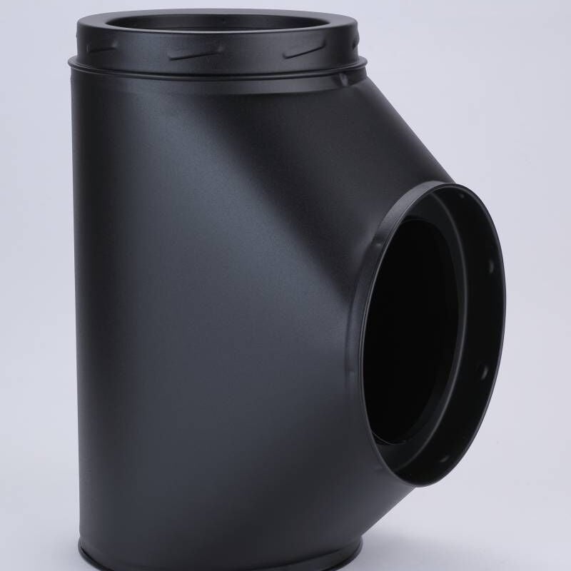 耐熱黒塗装断熱二重煙突150mm(6インチ)用 エアー・サーキュ 耐熱黒塗装断熱二重煙突150mm(6インチ)用 エアー・サーキュ