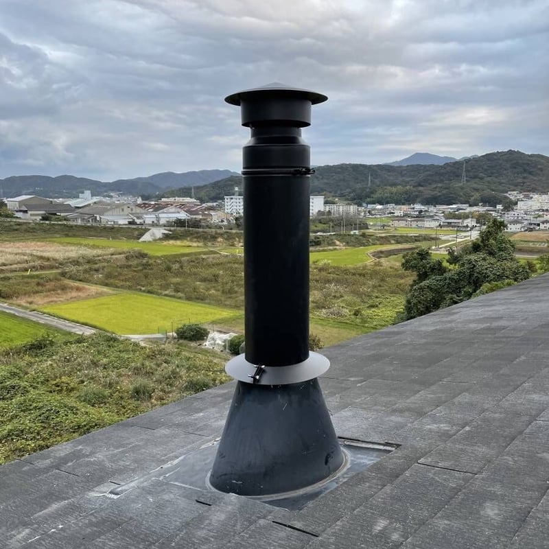 New 耐熱黒塗装断熱二重煙突用 ストームカラー | infochimney's New 耐熱黒塗装断熱二重煙突用 ストームカラー | infochimney's
