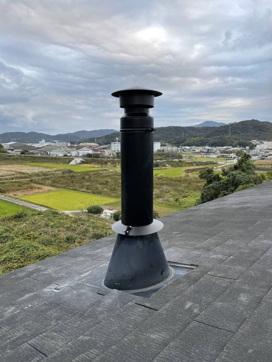 New 耐熱黒塗装断熱二重煙突用 ストームカラー | infochimney's New 耐熱黒塗装断熱二重煙突用 ストームカラー | infochimney's